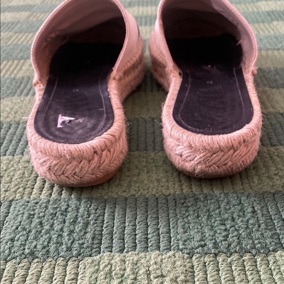 Zara Women's Black and Cream Espadrille Slides sz 39 - Picture 8 of 10